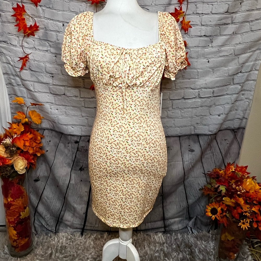 Cute floral mini dress